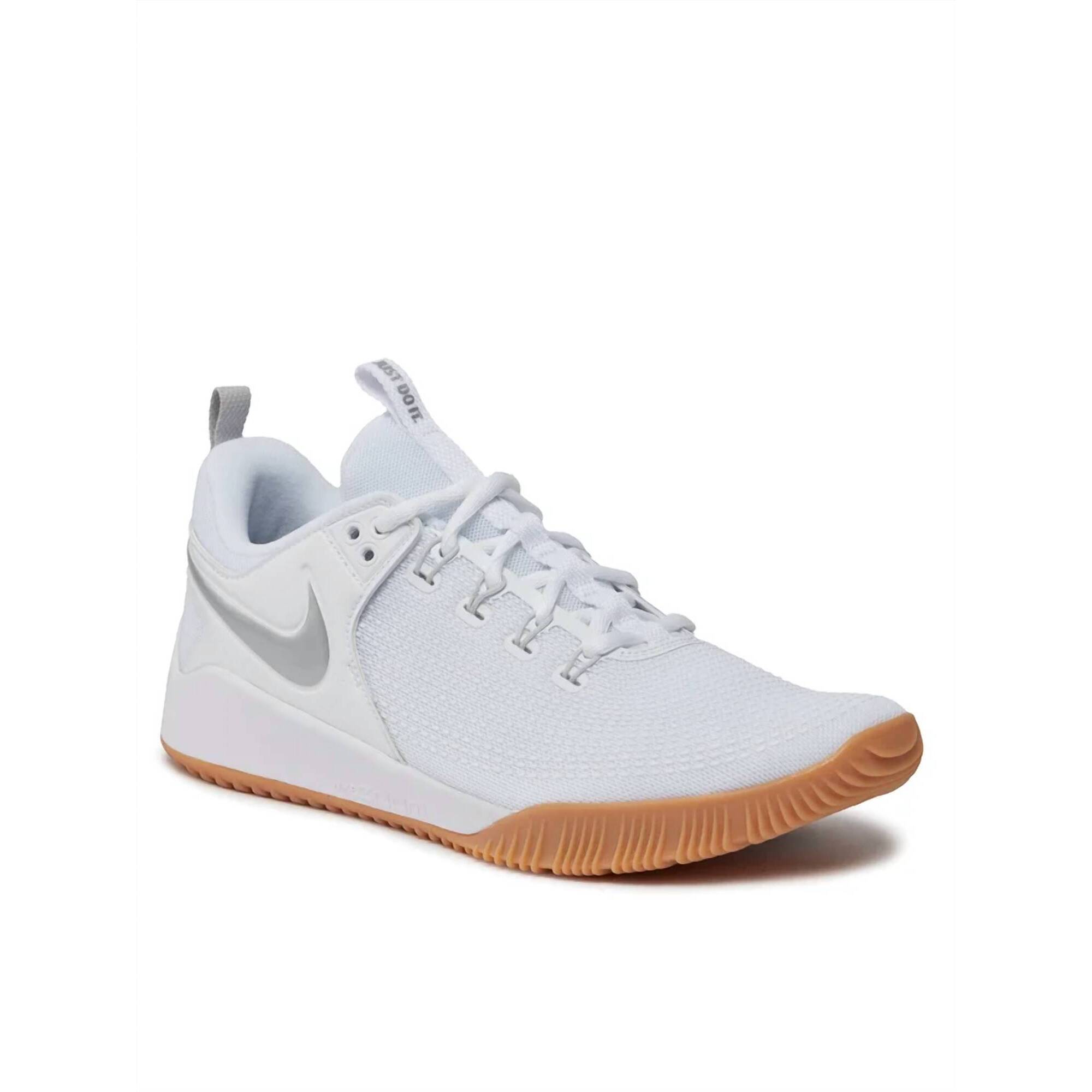 New Nike Women's Air Zoom Hyperace 2 Se Volleyball Shoes In White/Silver